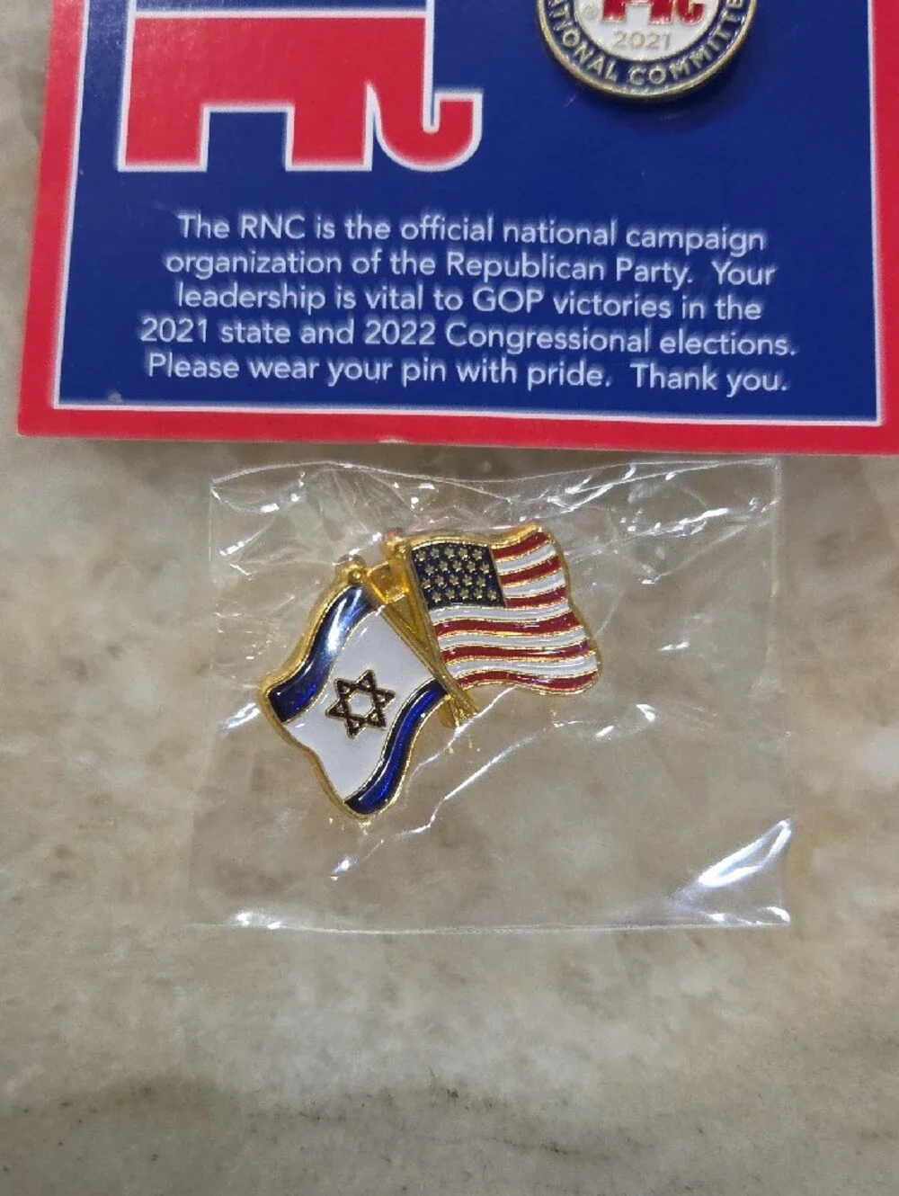 Vintage 2021 US Political Pins (Republican)